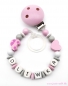 Preview: Babygeschenk  "Windelbaby Spielzeug Auto Goki" Rosa Edition