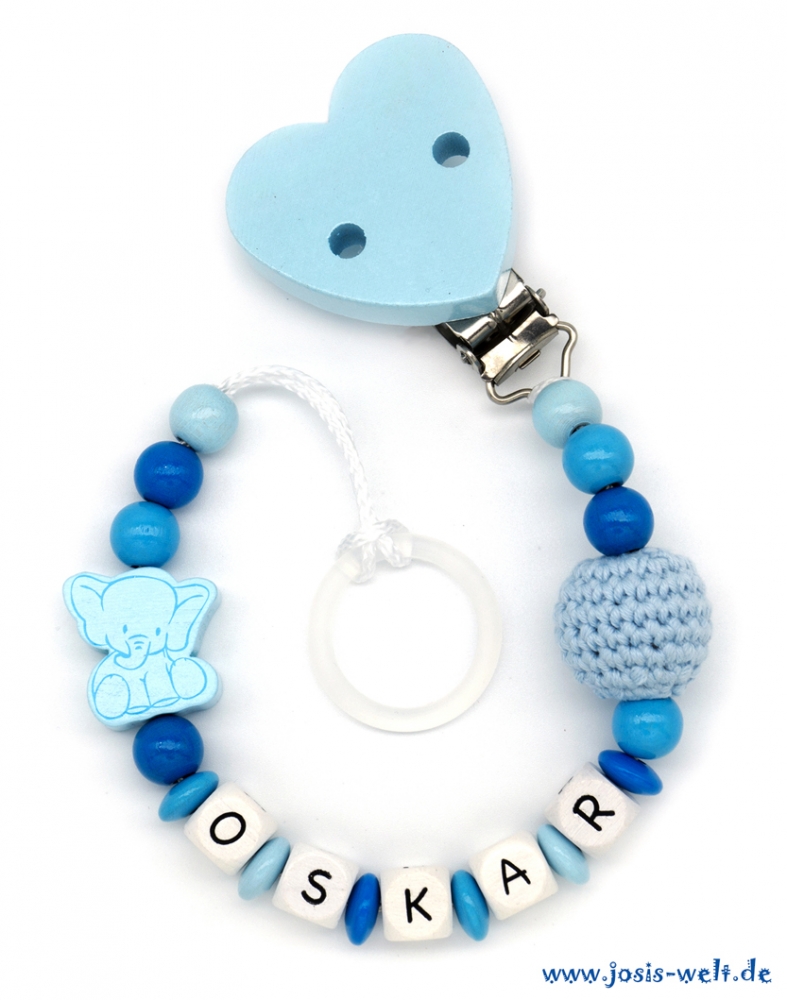 Babygeschenk "Windelbaby Boy" mit Kuschel-Elefant blau