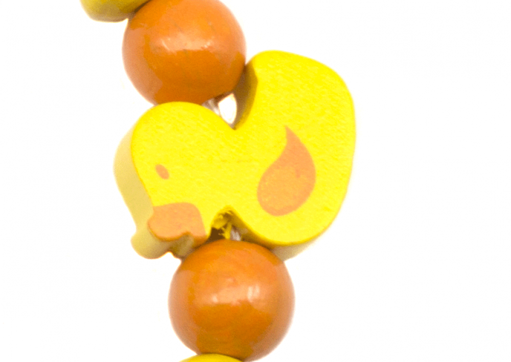 Schnullerkette-mit-Namen-Ente-Mädchen-orange